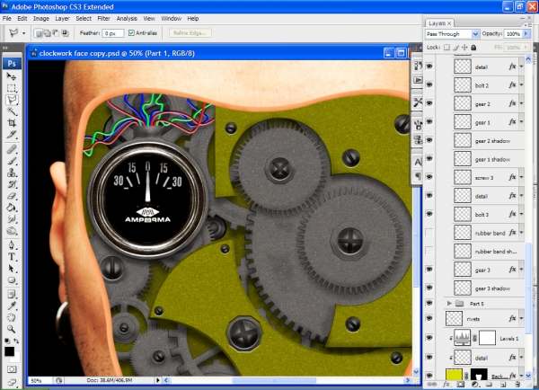 Creation of Clockwork: Step 39